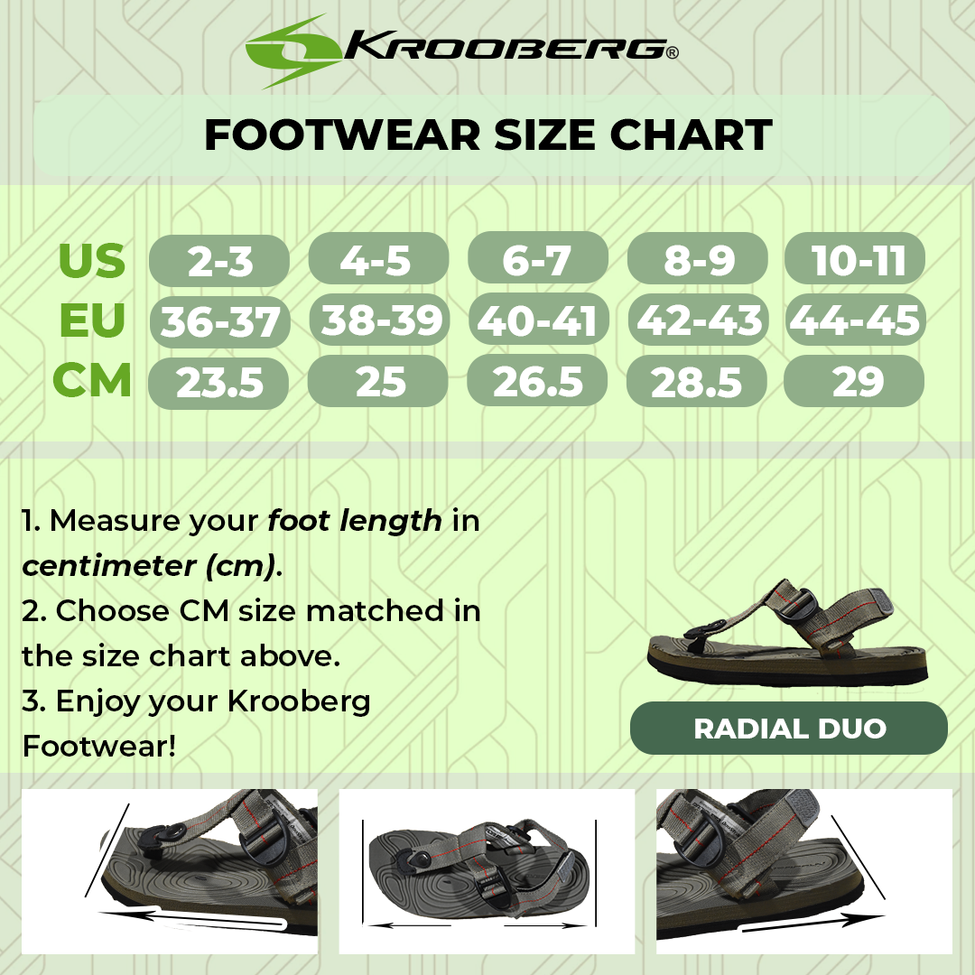 Krooberg RadialDUO - Unisex Sandals