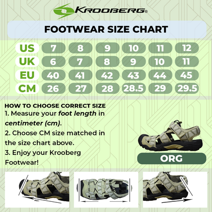 Krooberg ORG (Off Road Gear) - Men's Sandals/ Trekking Shoes